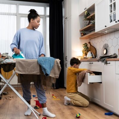 Laundry & cleaning (age-appropriate chores)